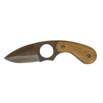 CUCHILLO CURVO MANGO DE MADERA NATURAL- PEQUEÑO1