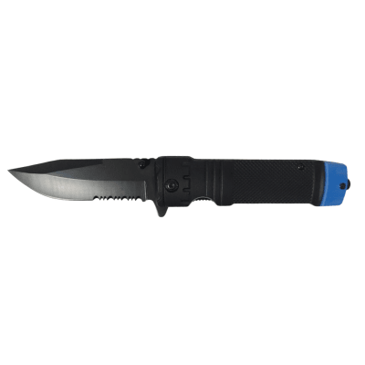 CUCHILLO METALICO PLEGABLE-DETALLE AZUL1