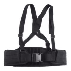 CINTURON PRIMERA LINEA CON ARNES NEGRO