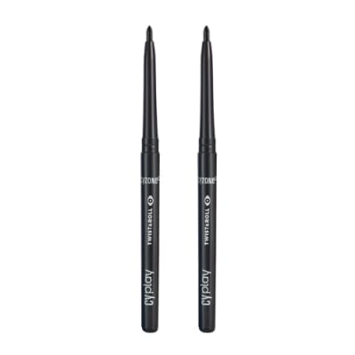Pack x2 Delineador Retractil para Ojos Black Swan Matte Twist and Roll 0.28 g Cyzone1