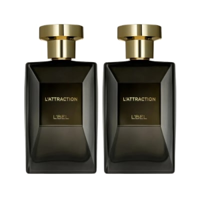 Pack x2 LAttraction Perfume de Hombre 100 ml LBEL1