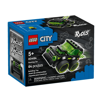 LEGO City Rides Auto de Carreras Gamer 60484 – 64 Piezas1