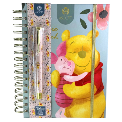 Libreta Ascott Winnie The Pooh + Lápiz – Set1