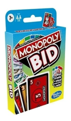 Juego de Cartas Monopoly Bid (Subasta) – Hasbro1