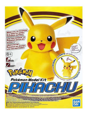 Model Kit Pokémon Pikachu Bandai Hobby – Para Armar2