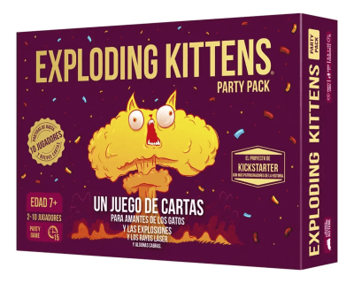 Juego de Cartas Exploding Kittens Party Pack – Hasta 10 Jugadores3