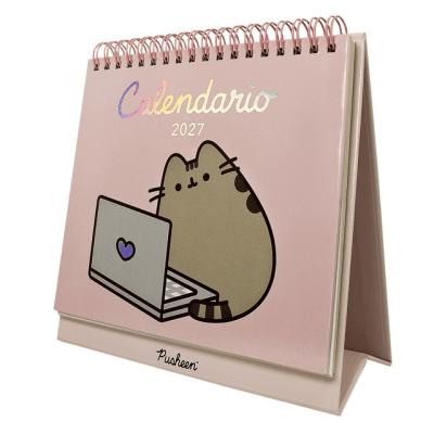 Calendario de Escritorio 2027 Mooving Pusheen – 16,5 x 16 cm1