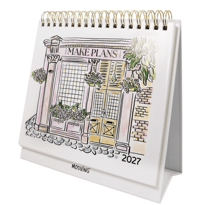 Calendario de Escritorio 2027 Mooving Travel – 16,5 x 16 cm1