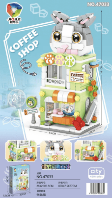 Casa en Miniatura para Armar – Coffee Shop Gato1