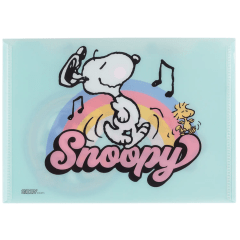 Sobre Portadocumentos A5 Mooving Snoopy con Botón