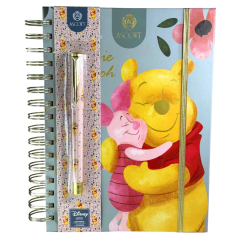 Libreta Ascott Winnie The Pooh + Lápiz – Set