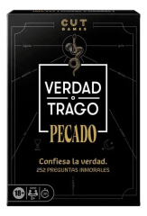Juego de Cartas Verdad o Trago: Edición Pecado (Truth or Drink) +18