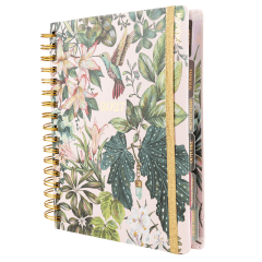 Agenda 2027 Mooving Floral Día por Página – 16,5 x 22 cm