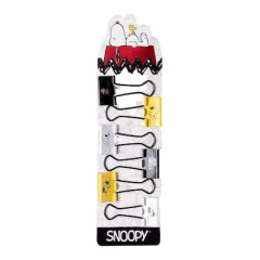 Binder Clips Mooving at Work Snoopy 25 mm – Set 6