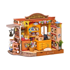 Casa en Miniatura Rolife Fluffy Friends Store DG185 – Con Luz