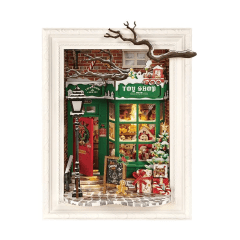 Cuadro Navideño Rolife Santa's Toy Shop DP006 – Kit DIY