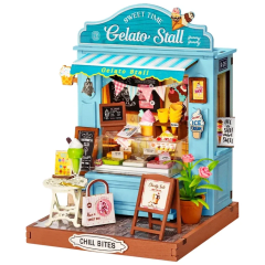 Miniatura Rolife Gelato Stall DS052 – Kit DIY 132 Piezas