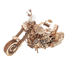 Moto Cruiser Clásica de Madera para Armar – Robotime