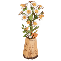 Flor de Madera Rowood Chamomile (Manzanilla) TW061 – Puzzle 3D