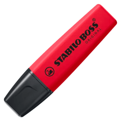 Destacador STABILO BOSS ORIGINAL – Rojo