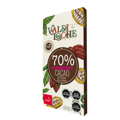 Valdiloche Chocolate 70% Cranberry