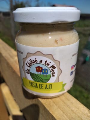 Ajo Chilote Ema Barría Pasta de Ajo Chilote Natural 120 gr.