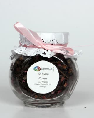 Amor de Campo Te Rojo Rosas Frasco