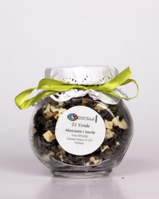 Amor de Campo Te Verde Manzana canela frasco 60 grs1