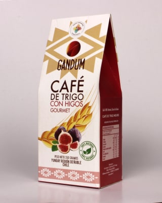 Gandum Café de trigo molido con Higo