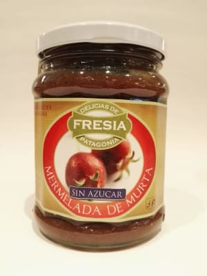Delicias de Fresia Mermelada Murta Sin Azúcar 350 gr.