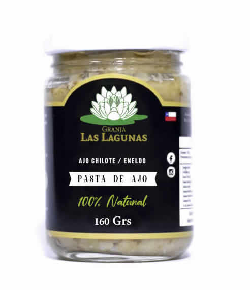 Granja Las Lagunas Pasta de Ajo Chilote 160 gr.1