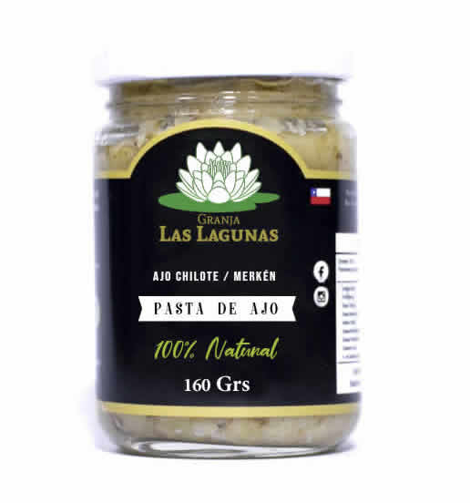 Granja Las Lagunas Pasta de Ajo Chilote 160 gr.2