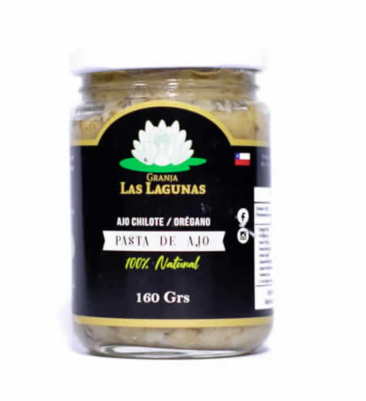 Granja Las Lagunas Pasta de Ajo Chilote 160 gr.3