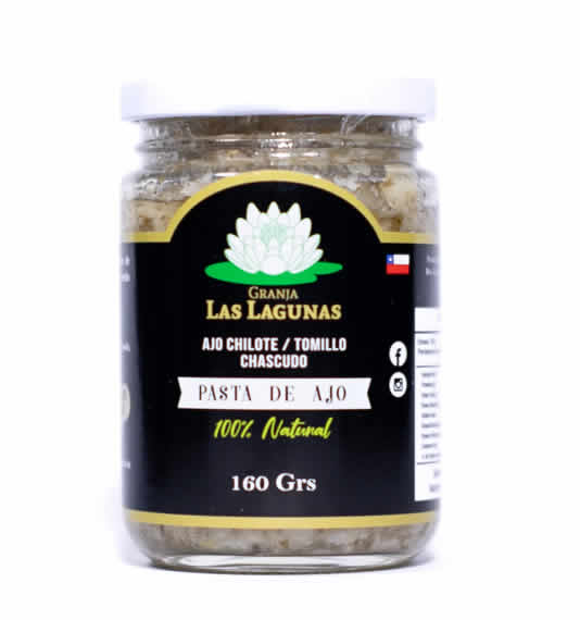 Granja Las Lagunas Pasta de Ajo Chilote 160 gr. 3