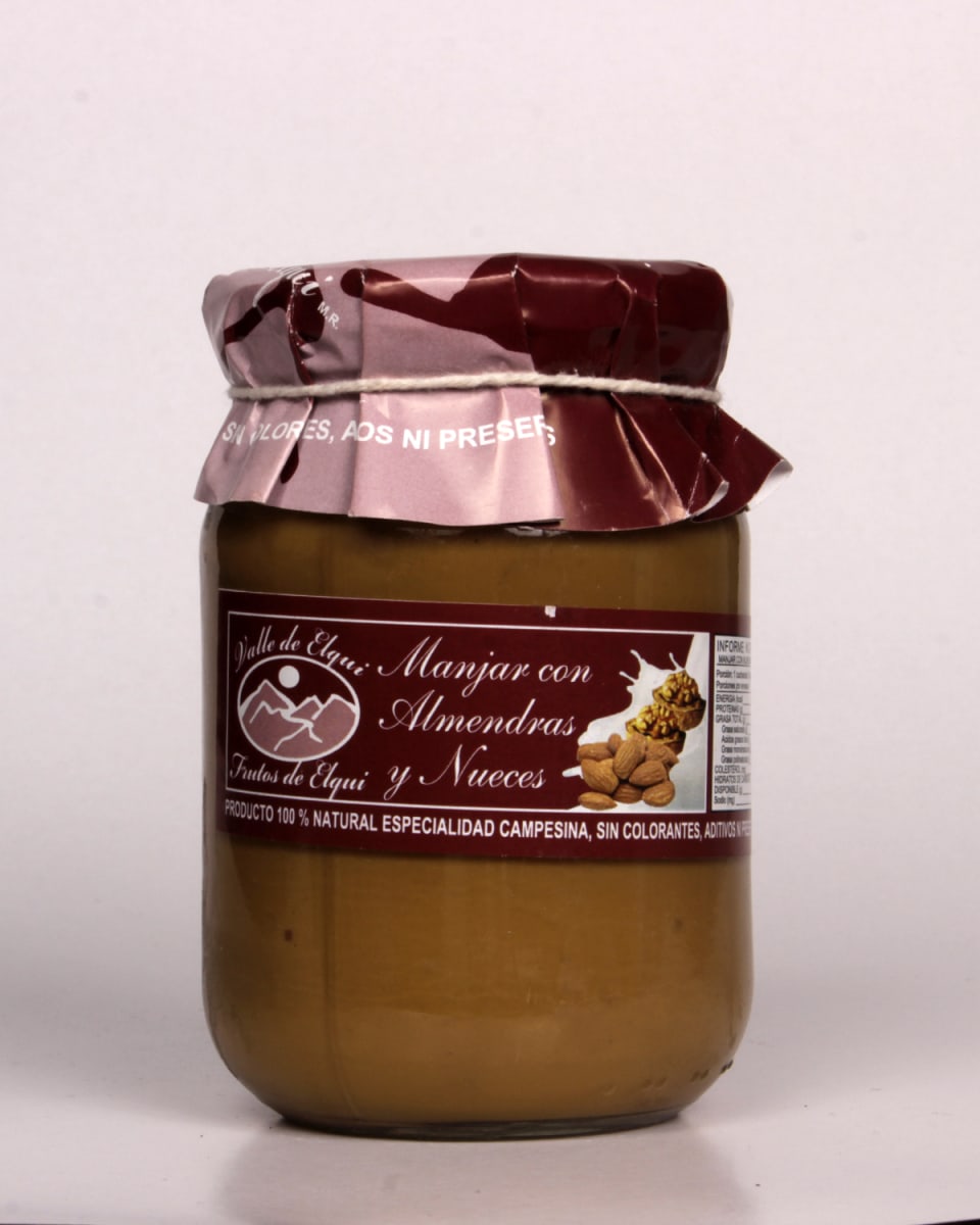 Frutos del Elqui Manjar con Almendras y Nueces 0