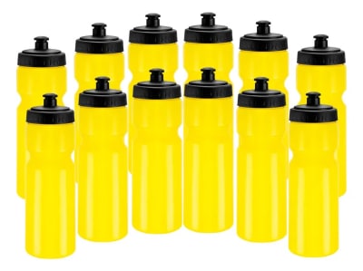 12 unid Botella Caramagiola plastica 700ml - Amarilla