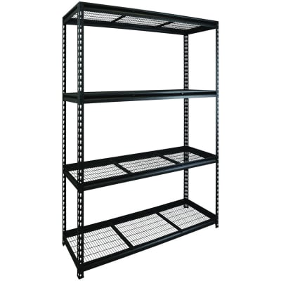 Estante Metálico 4 Repisas de Malla de Acero
