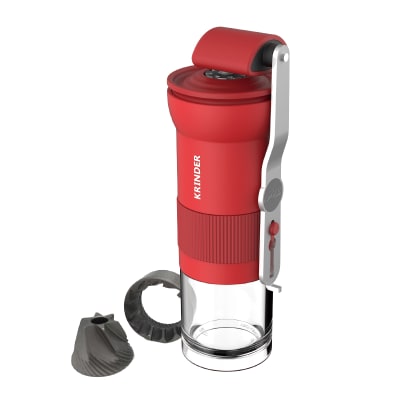 Molinillo de Café Cafflano Modelo Krinder Rojo