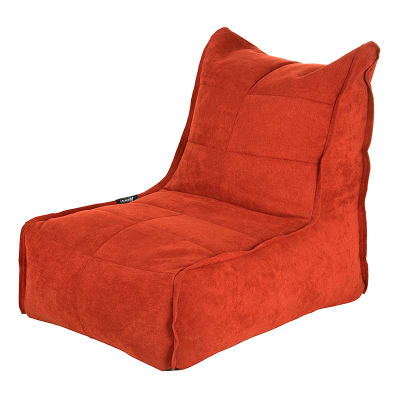 Sofá Pouf Modelo Paris Terracota Sin Relleno y Lavable
