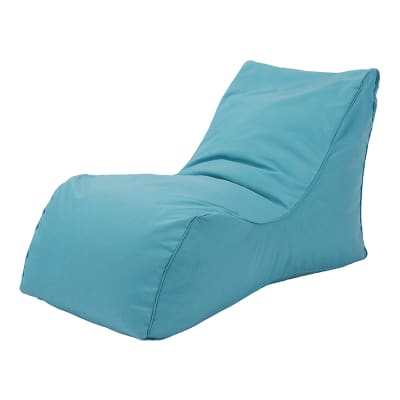 Sofá Pouf Modelo Outdoor Color Azul Sin Relleno y Lavable