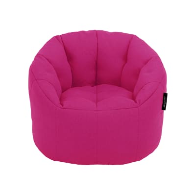 Sofá Pouf Modelo Shell Kids Color Fucsia Sin Relleno y Lavable