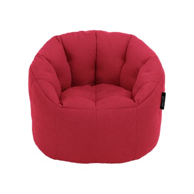 Sofá Pouf Modelo Shell Kids Color Rojo
