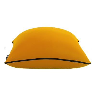Sofá Pouf Modelo Cushion Seat Color Amarillo Sin Relleno y Lavable