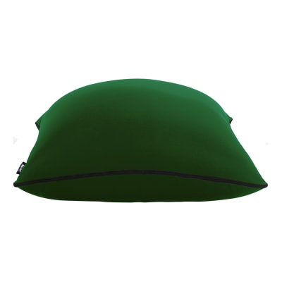 Sofá Pouf Modelo Cushion Seat Color Verde Sin Relleno y Lavable