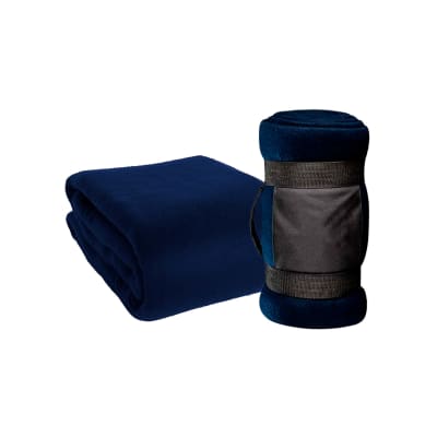 Manta polar fleece Azul Marino160x130