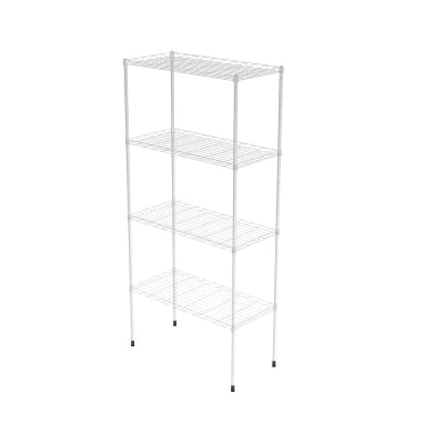 Estantería Metálica Cromada de 4 Niveles