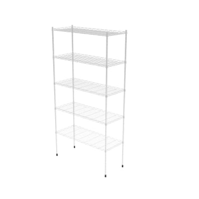 Estantería Metálica Cromada de 5 Niveles