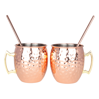 Set de Tazas Encobrizadas 500 cc Modelo 