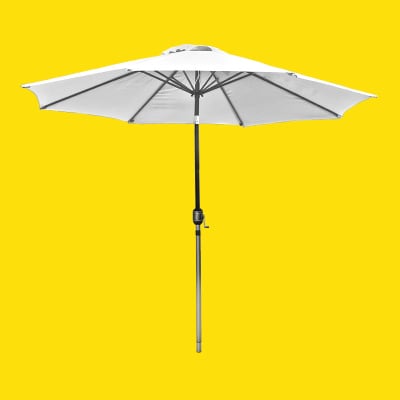 Quitasol Modelo Shake 3 Metros Color Blanco