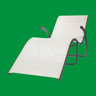 Reposera Modelo Beach Lounger Color Beige